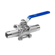 Кран нержавеющий шаровой стальной неполнопроходной муфтовый 12Х18Н10Т ДУ 10 Ру 160